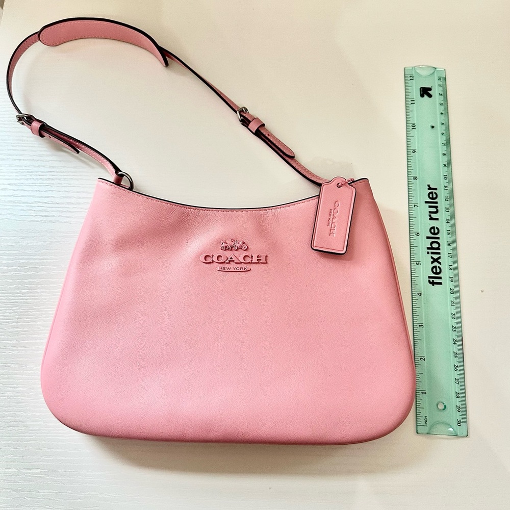 Pink Coach bag, coach shoulder bag,  mini pink bag, wristlet, babypink, Barbie - Picture 12 of 14